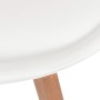 Sillas de comedor 4 unidades plástico blanco de , Sillas de comedor - Ref: Foro24-244784, Precio: 276,23 €, Descuento: %