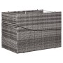 Tumbona con cojín ratán sintético gris de , Tumbonas - Ref: Foro24-46540, Precio: 251,52 €, Descuento: %