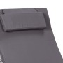 Tumbona con cojín ratán sintético gris de , Tumbonas - Ref: Foro24-46540, Precio: 251,52 €, Descuento: %