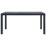 Garden dining set, 7 pieces, plastic with anthracite rattan look. by , Garden sets - Ref: Foro24-276128, Price: 706,57 €, Dis...