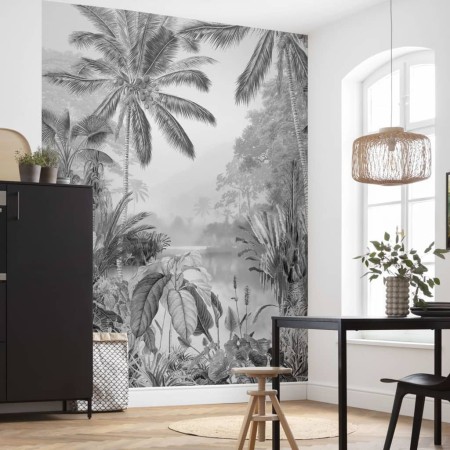 Komar Mural fotográfico Lac Tropical Black & White 200x270 cm de Komar, Papel pintado - Ref: Foro24-434248, Precio: 86,79 €, ...