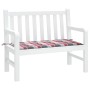 Gartenbankkissen aus kariertem rotem Oxford-Stoff 100x50x3cm. von , Kissen für Stühle und Sofas - Ref: Foro24-314078, Preis: ...