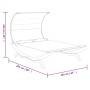Tumbona con dosel madera maciza curvada crema 165x203x126 cm de , Camas para exteriores - Ref: Foro24-313953, Precio: 293,43 ...