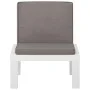 Gartenstuhl mit weißem Kunststoffkissen von vidaXL, Gartenstühle - Ref: Foro24-315846, Preis: 72,29 €, Rabatt: %