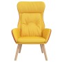 Entspannungssessel aus Stoff und PVC in Senfgelb. von , Sessel - Ref: Foro24-341308, Preis: 103,09 €, Rabatt: %