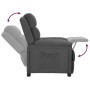 Dunkelgraues Stoff-Sessel mit Liegefunktion von , Sessel - Ref: Foro24-342340, Preis: 231,88 €, Rabatt: %