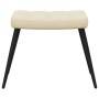 Relax armchair with cream-colored fabric footrest by , Armchairs - Ref: Foro24-327954, Price: 120,78 €, Discount: %