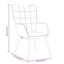 Relax armchair with cream-colored fabric footrest by , Armchairs - Ref: Foro24-327954, Price: 120,78 €, Discount: %