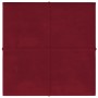 Wandpaneele 12 Stück in Bordeauxrotem Samt 30x30 cm 1,08 m² von , Wandverkleidung - Ref: Foro24-344046, Preis: 37,10 €, Rabat...
