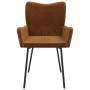 Esszimmerstühle, 2 Stück, braunes Samtgewebe von , Essstühle - Ref: Foro24-344806, Preis: 126,76 €, Rabatt: %