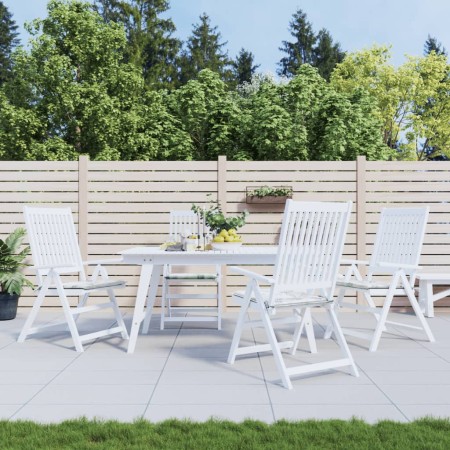 Stuhlkissen 4 Stück Stoff mit Blattmuster 50x50x3 cm von , Kissen für Stühle und Sofas - Ref: Foro24-361087, Preis: 32,29 €, ...