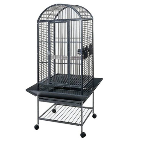 Strong Villa Minerva Parrot Cage Gray 46x46x144 cm 93017 by , Feet and bird cages - Ref: Foro24-413752, Price: 233,74 €, Disc...