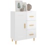 Hochglanzweißes Sperrholz-Sideboard 69,5 x 34 x 90 cm von vidaXL, Sideboards - Ref: Foro24-812228, Preis: 92,98 €, Rabatt: %