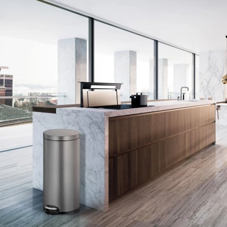 EKO Treteimer Serene 30 L Platin von , Abfallbehälter - Ref: Foro24-440041, Preis: 59,57 €, Rabatt: %