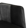 Schaukelstuhl mit echtem Lederhocker und schwarzer Leinwand von , Schaukelstühle - Ref: Foro24-339710, Preis: 122,32 €, Rabat...