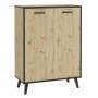 FMD Schuhschrank mit 5 Fächern handgefertigt aus Eichenholz 68,5x33x93,5 cm von , Schuhregale und Schuhorganisatoren - Ref: F...