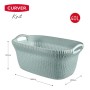 Curver Wäschekorb Knit in Hellblau 40 L von , Wäschekörbe - Ref: Foro24-443840, Preis: 35,09 €, Rabatt: %