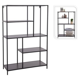 H&S Collection Regal mit 4 Ebenen schwarz 76x30x116 cm von , Bücherregale und Regale - Ref: Foro24-445856, Preis: 117,45 €, R...