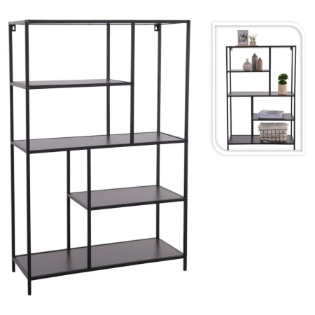 H&S Collection Regal mit 4 Ebenen schwarz 76x30x116 cm von , Bücherregale und Regale - Ref: Foro24-445856, Preis: 117,45 €, R...