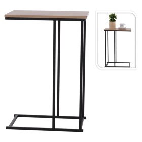 H&S Collection Beistelltisch mit natürlicher MDF-Oberfläche und Schwarz von , Seitentische - Ref: Foro24-445863, Preis: 33,06...