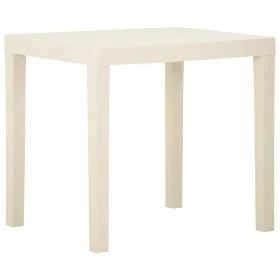 Weißer Gartentisch aus Kunststoff 79x65x72 cm von vidaXL, Gartentische - Ref: Foro24-315842, Preis: 73,42 €, Rabatt: %