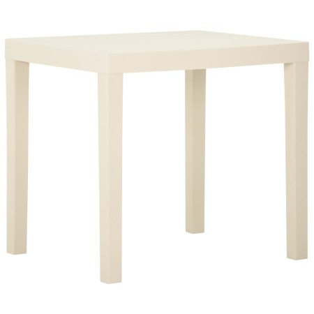 Weißer Gartentisch aus Kunststoff 79x65x72 cm von vidaXL, Gartentische - Ref: Foro24-315842, Preis: 74,83 €, Rabatt: %
