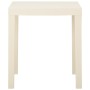 Weißer Gartentisch aus Kunststoff 79x65x72 cm von vidaXL, Gartentische - Ref: Foro24-315842, Preis: 74,83 €, Rabatt: %