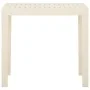 Mesa de jardín de plástico blanca 79x65x72 cm de vidaXL, Mesas de jardín - Ref: Foro24-315842, Precio: 73,42 €, Descuento: %