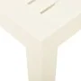 Mesa de jardín de plástico blanca 79x65x72 cm de vidaXL, Mesas de jardín - Ref: Foro24-315842, Precio: 73,42 €, Descuento: %