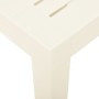 White plastic garden table 79x65x72 cm by vidaXL, Garden tables - Ref: Foro24-315842, Price: 70,43 €, Discount: %