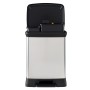 Curver Doppelmülleimer mit Pedal Deco Silber 10L+18L von , Recyclingbehälter - Ref: Foro24-443816, Preis: 78,29 €, Rabatt: %