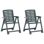 Gartenstühle 2 Einheiten aus grünem Kunststoff von vidaXL, Gartenstühle - Ref: Foro24-315837, Preis: 89,04 €, Rabatt: %