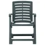 Garden chairs 2 units green plastic by vidaXL, Garden chairs - Ref: Foro24-315837, Price: 87,41 €, Discount: %