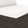 Gartenmöbel-Set, 6-teilig, aus braunem Kunst-Rattan. von , Gartensets - Ref: Foro24-3054588, Preis: 594,81 €, Rabatt: %