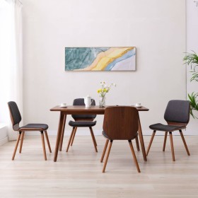 Swivel dining chairs 4 units gray fabric by , dining chairs - Ref: Foro24-3054810, Price: 604,99 €, Discount: %