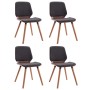 Drehbare Esszimmerstühle, 4 Stück, grauer Stoff. von , Essstühle - Ref: Foro24-3054810, Preis: 604,99 €, Rabatt: %