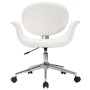 Drehbare Esszimmerstühle, 6 Stück, weißes Kunstleder. von , Essstühle - Ref: Foro24-3054859, Preis: 934,79 €, Rabatt: %