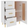 Hochglanzweißes Sperrholz-Sideboard 69,5 x 34 x 90 cm von vidaXL, Sideboards - Ref: Foro24-812228, Preis: 92,98 €, Rabatt: %