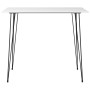 Hoher Tisch und 7 Barhocker-Set in Weiß. von , Möbelsets für Küchen und Esszimmer - Ref: Foro24-3057418, Preis: 498,00 €, Rab...