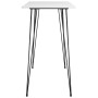 Hoher Tisch und 7 Barhocker-Set in Weiß. von , Möbelsets für Küchen und Esszimmer - Ref: Foro24-3057418, Preis: 498,00 €, Rab...