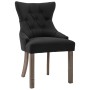Esstischstühle, 4 Stück, schwarzer Stoff von , Essstühle - Ref: Foro24-3058300, Preis: 620,29 €, Rabatt: %