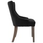 Esstischstühle, 4 Stück, schwarzer Stoff von , Essstühle - Ref: Foro24-3058300, Preis: 620,29 €, Rabatt: %