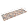 Alfombra de cocina lavable mosaico de colores 60x300 cm de vidaXL, Felpudos - Ref: Foro24-315984, Precio: 64,34 €, Descuento: %