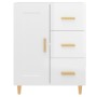 Hochglanzweißes Sperrholz-Sideboard 69,5 x 34 x 90 cm von vidaXL, Sideboards - Ref: Foro24-812228, Preis: 92,98 €, Rabatt: %