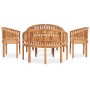 5-teiliges Gartensitzgruppen-Set aus massivem Teakholz von , Gartensets - Ref: Foro24-3059964, Preis: 1,00 €, Rabatt: %