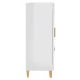 Hochglanzweißes Sperrholz-Sideboard 69,5 x 34 x 90 cm von vidaXL, Sideboards - Ref: Foro24-812228, Preis: 92,98 €, Rabatt: %