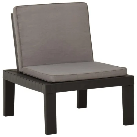 Garden chair with gray plastic cushion by vidaXL, Garden chairs - Ref: Foro24-315847, Price: 77,85 €, Discount: %