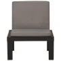 Garden chair with gray plastic cushion by vidaXL, Garden chairs - Ref: Foro24-315847, Price: 77,85 €, Discount: %