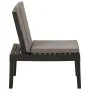Garden chair with gray plastic cushion by vidaXL, Garden chairs - Ref: Foro24-315847, Price: 77,85 €, Discount: %