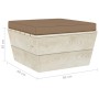 Gartenmöbel aus Paletten, 3-teilig, mit Kissen aus Fichtenholz. von , Gartensets - Ref: Foro24-3063416, Preis: 225,04 €, Raba...